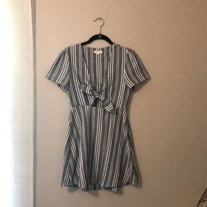 Small gray and white dress